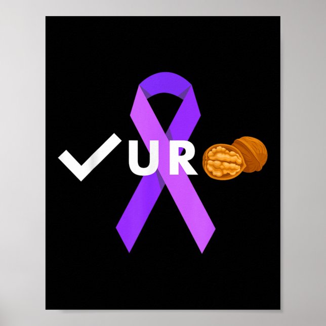 Check Your Nuts Check Your Testicular Cancer Aware Poster (Front)