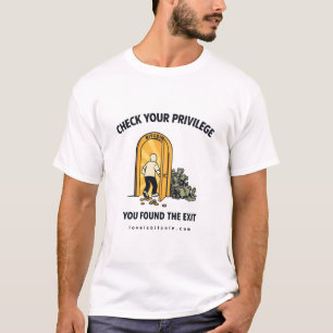 Check Your Privilege - Bitcoin Men's T-Shirt