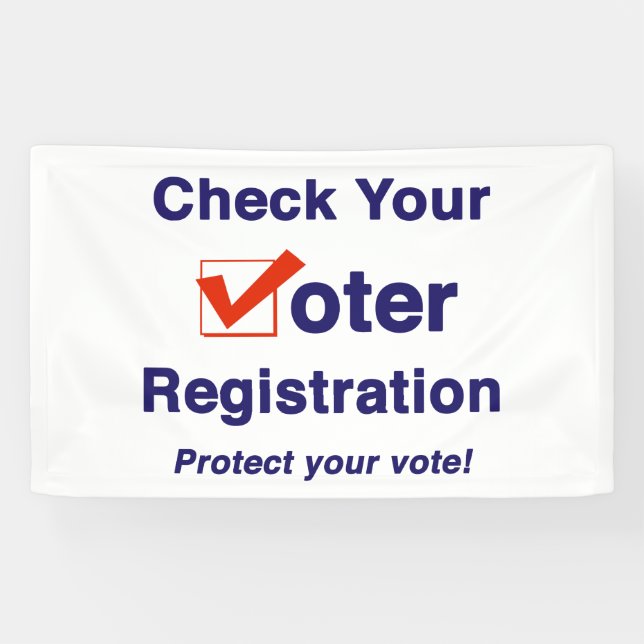 Check Your Voter Registration 2026 Elections Banner (Horizontal)