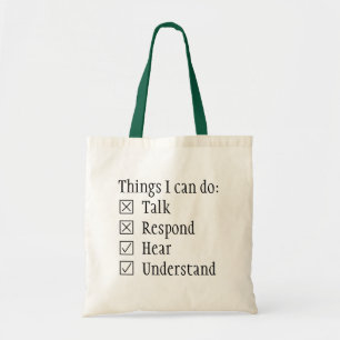 Checkboxes can't respond tote bag