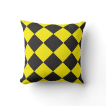 Checked Diamond Yellow and Black