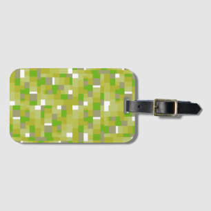 Checked Ginger Lemon (colour match to collection) Luggage Tag