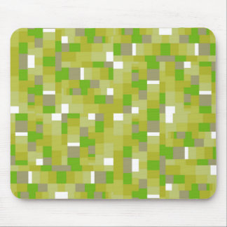 Checked Ginger Lemon Mouse Mat