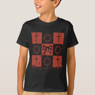 Checked Valentine Coquette Xoxo The Original Love T-Shirt