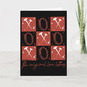 Checked Valentine Funny X O Gift For Couple Women Card