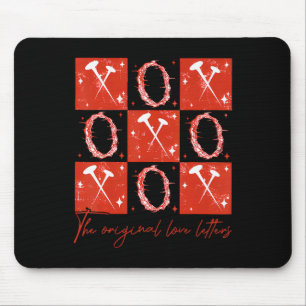 Checked Valentine Xoxo The Original Love Letters 1 Mouse Mat