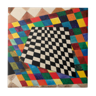 Checker by Wassily Kandinsky    Ceramic Tile
