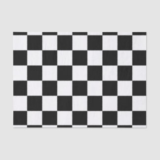 Checker Flag Chess Checkerboard Tissue Paper