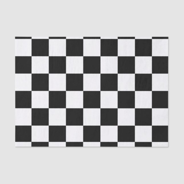 Checker Flag Tissue Paper (Front)