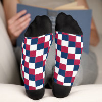 Checker pattern with US flag colour