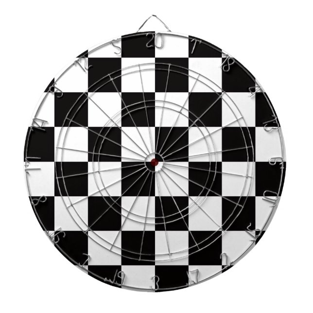 Checkerboard Home Rug of the Classic Elegance Dartboard (Front)