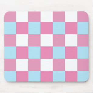 Checkerboard Pattern Mouse Mat