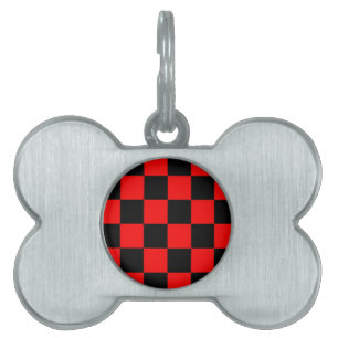 CHECKERBOARD PET TAG