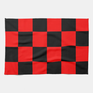CHECKERBOARD TEA TOWEL