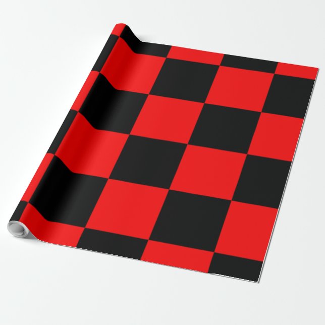CHECKERBOARD WRAPPING PAPER (Unrolled)