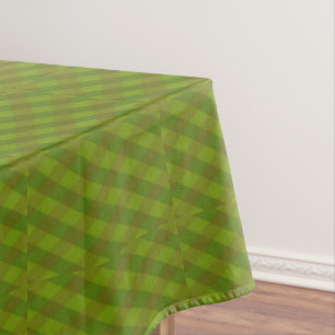 Checkered art pattern tablecloth