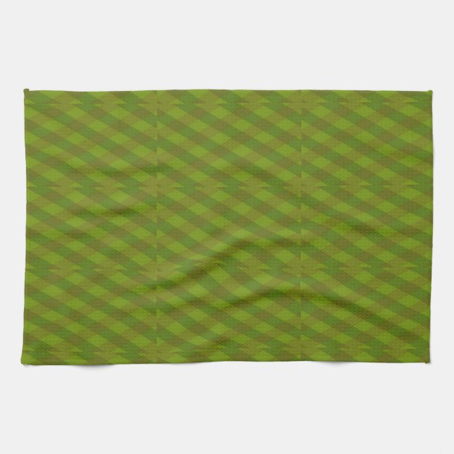 Checkered art pattern tea towel (Horizontal)