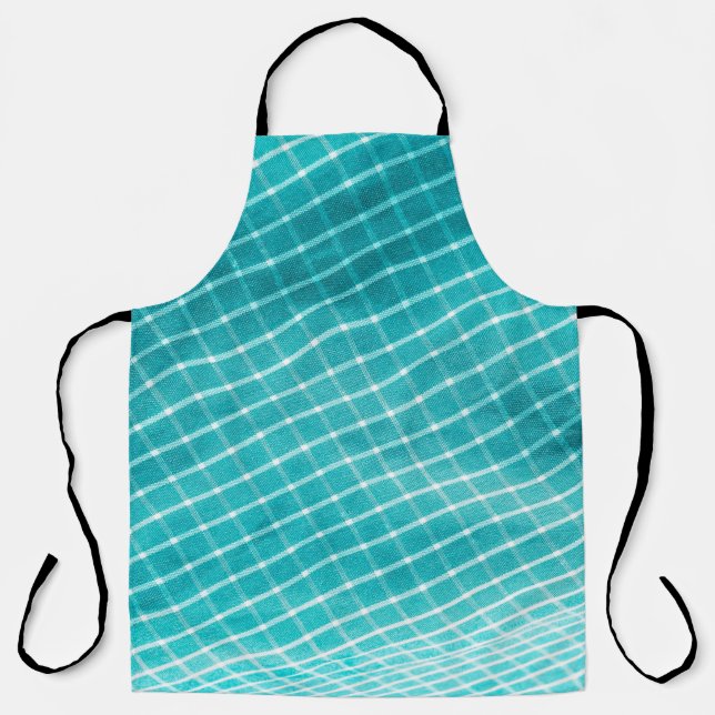 Checkered background textile closeup. apron (Front)