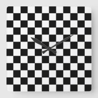Checkered Black and White