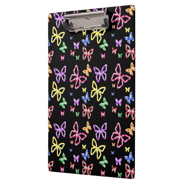 CHECKERED BUTTERFLIES CLIPBOARD (Left)