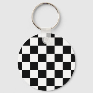 Checkered Flag Key Ring