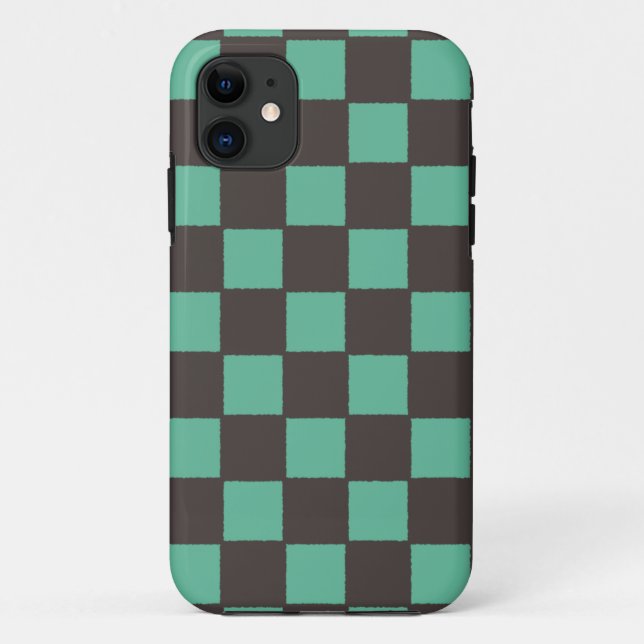 Checkered pattern※鬼滅の刃の公式グッズではありません Case-Mate iPhone case (Back)