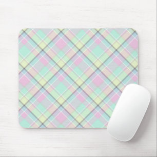 Checkered pattern of caramel colors. mouse mat