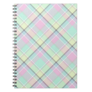 Checkered pattern of caramel colors. notebook