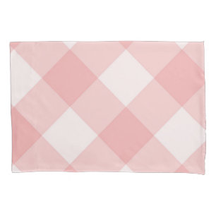 Checkered pattern pillowcase