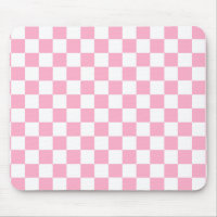Checkered Pink and White