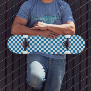 Checkered Print Skateboard