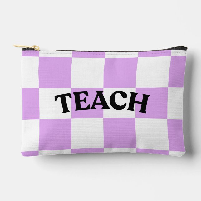 Checkered Teach Pouch (Front)