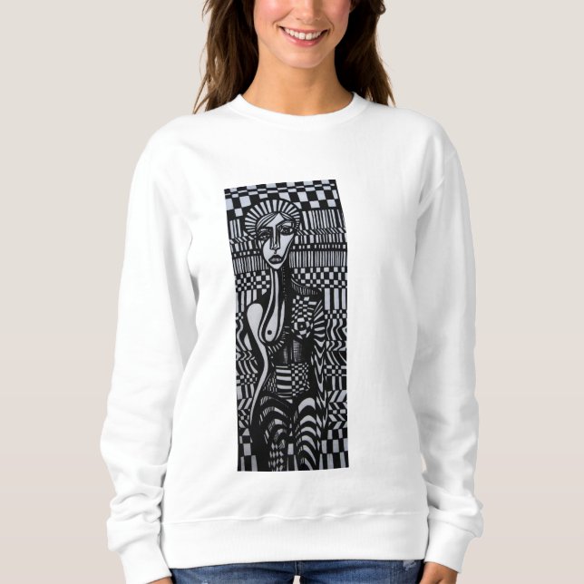CheckerGirl Crewneck Sweatshirt (Front)