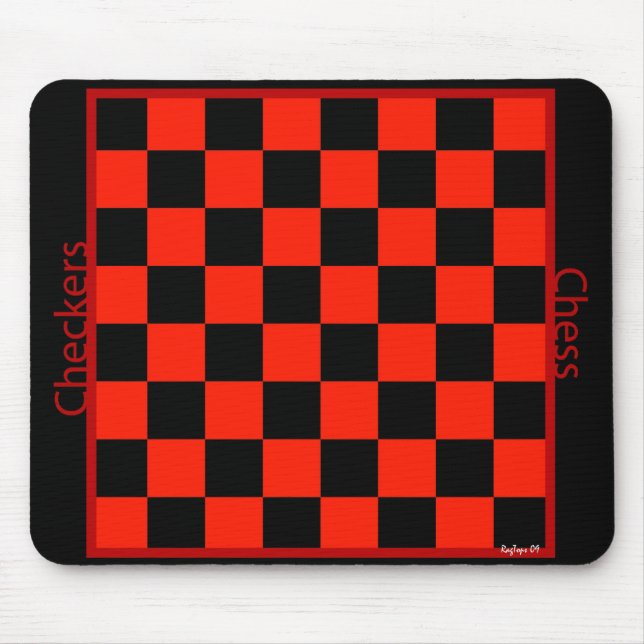 Checkers Chess mp Mouse Mat (Front)