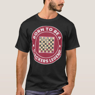 Checkers Draughts Strategy Board Games Funny T-Shirt