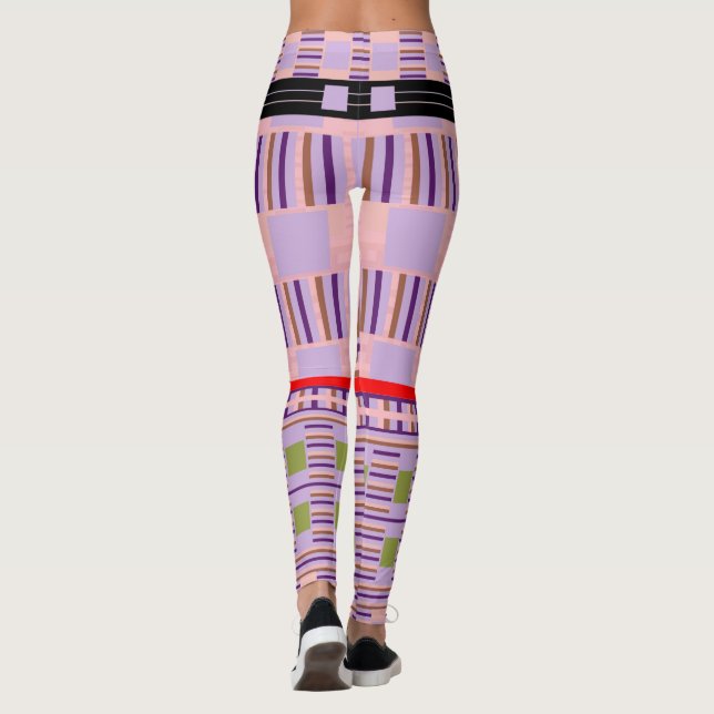 Checkers Off Board Leggings (Back)