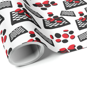 Checkers Wrapping Paper