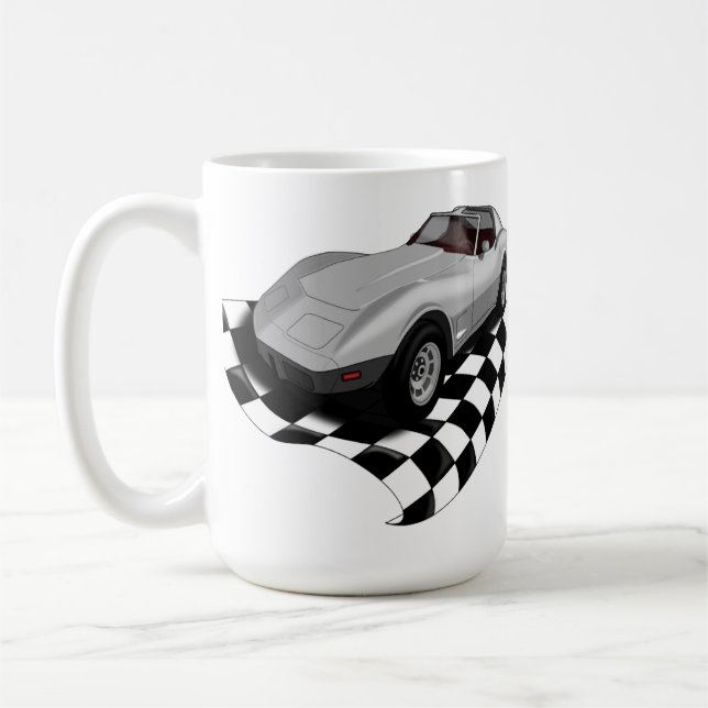 Checkervette Coffee Mug (Left)
