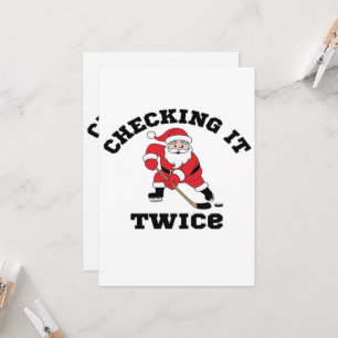 Checking it Twice Santa Invitation