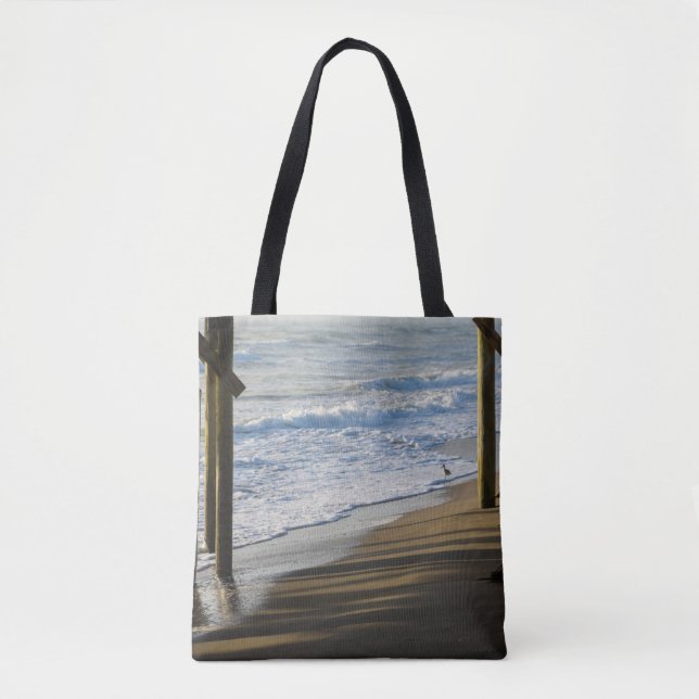 Checking The Shoreline Tote Bag (Front)