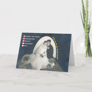 Checklist Bridesmaids! Invitation