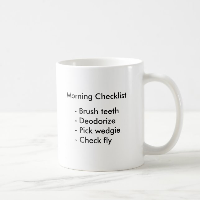 Checklist Mug (Right)