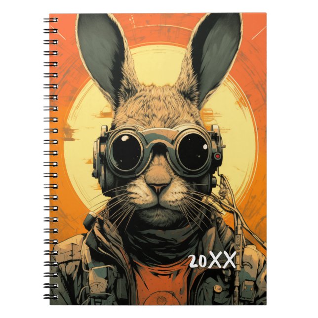 Checklist Prepper Retro Glasses Notebook (Front)
