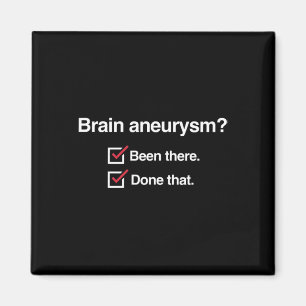 Checklist Present  Brain Aneurysm Awareness  Magnet
