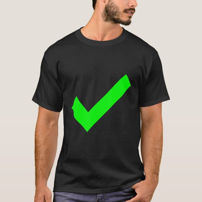 Checkmark Yes Confirmed Check The Box Check Mark 2 T-Shirt (Front)