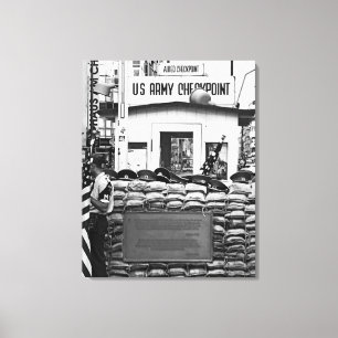 Checkpoint Charlie Berlin Canvas Print