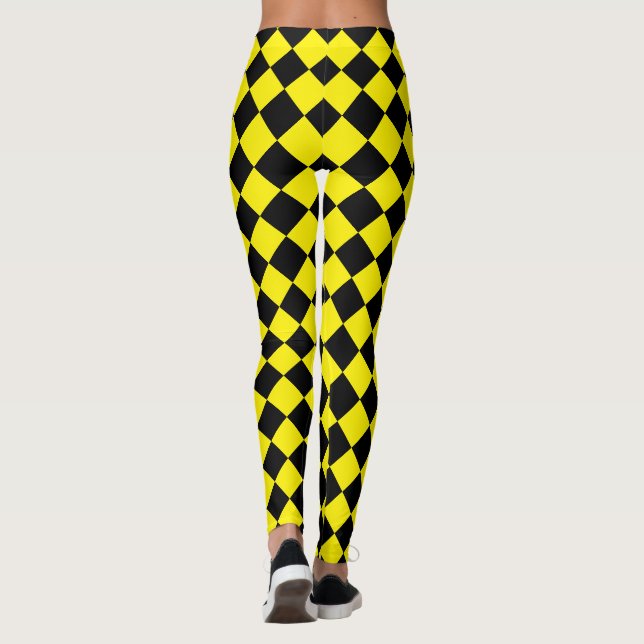 Checks Leggings (Back)