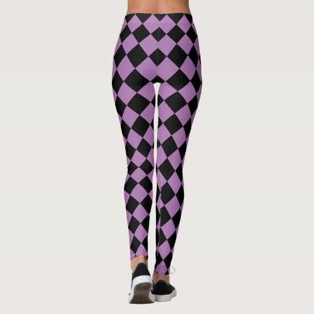 Checks Leggings (Back)