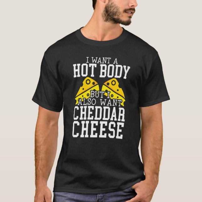 Cheddar Cheese Food T-Shirt (Front)