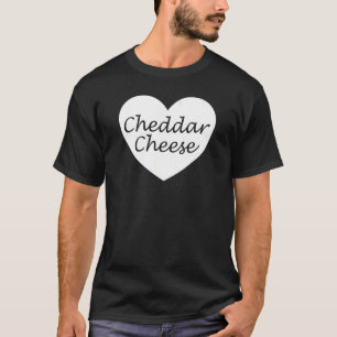 Cheddar Cheese Heart Apparel Unique Cheeses Desi T-Shirt